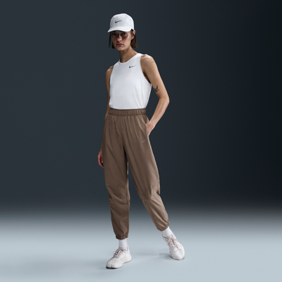 Nike Dri-FIT Fast Women's Mid-Rise 7/8 Warm-Up Running Trousers - Brown - Polyester