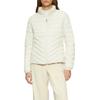 Outdoorjacke S.OLIVER, Damen, Gr. 34, weiß (sanftes weiß), Obermaterial: 100% Polyester. Futter: 100% Polyester, Strukturmuster, casual, regular fit taillenbedeckt, Langarm elastischer Bund, Jacken, mit Strukturmuster