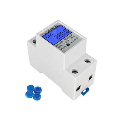 Stromzähler - din Digitaler Energiezähler - 80 a - 220 v - din lcd - Zwischen-/Stromzähler Image
