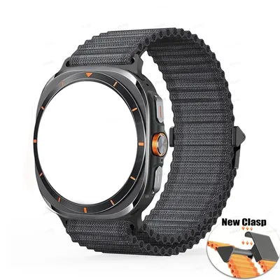 Sport Trail Band für Samsung Galaxy Watch Ultra 47mm Nylon Loop Strap Correa für Samsung Galaxy Ultra 47mm LTE Keine Lücken Armband Image