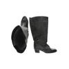 Semler Damen Stiefel, Gr. 3, schwarz, Leder