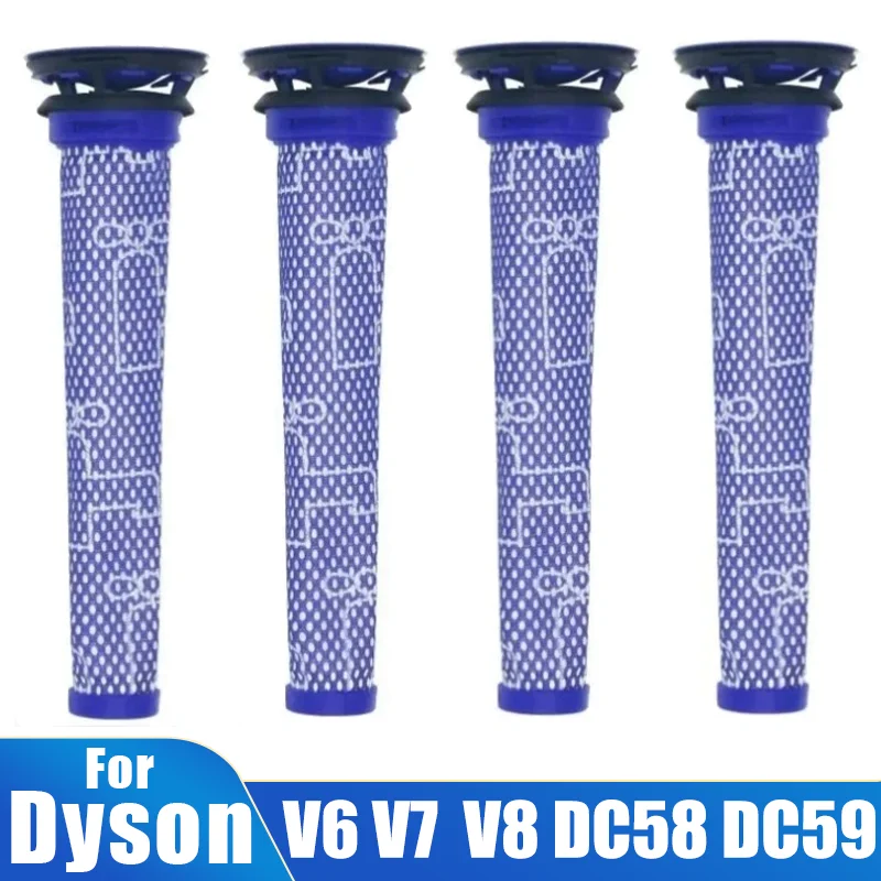 Vor-Hepa-Filter für Dyson V6 V7 V8 DC58 DC59 DC61 DC62 DC74 ersetzt waschbare HEPA-Filter-Akku-Staubsaugerteile Image