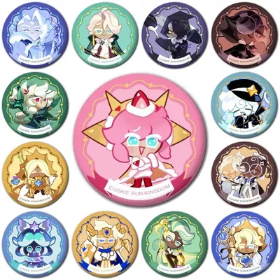 58mm Spiel Cookie Run Kingdom Ice Queen Moonlight Cosplay Kostüme SPTE Zinn Überzogene Pin Abzeichen Image