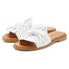 Pantolette LASCANA "Mule, Sandale, offener Schuh", Damen, Gr. 36, weiß, Obermaterial: 100% Lammleder. Futter: 100% Schweinsleder. Decksohle: 100% Rindsleder. Laufsohle: 100% Synthetik, unifarben, modisch, Schuhe, aus Leder