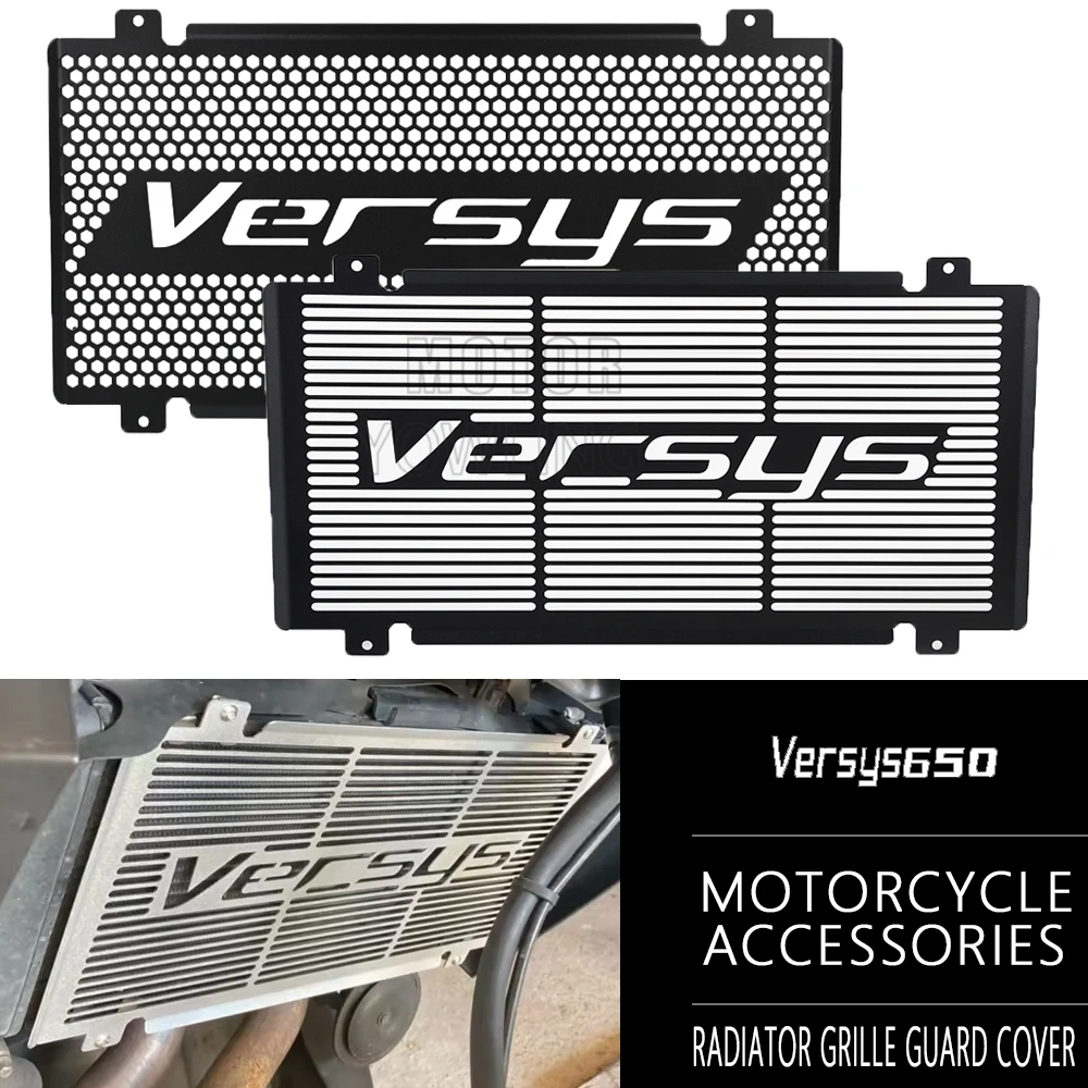 Motorcycle Radiator Water Cooler Grille Guard Cover Protector For KAWASAKI VERSYS 650 Versys650 KLE650 2009-2011 2012 2013 2014
