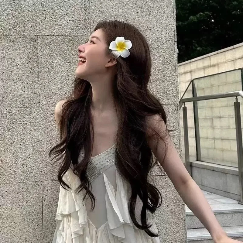 Strand Meer Nachahmung Blume Haarnadel Reise Urlaub Haar Zubehör für Frauen Image