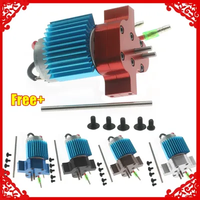 380 gebürstet motor mit legierung kühlkörper + getriebe gehäuse + stahl getriebe für 1/16 WPL Ural Image