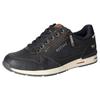 Sneaker MUSTANG SHOES, Herren, Gr. 50, blau (navy), Lederimitat, Textil, casual, Schuhe, Freizeitschuh, Schnürschuh mit Außenreißverschluss