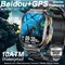 Neue Für HUAWEI Outdoor Military GPS Smart Uhr Männer AMOLED 10ATM Wasserdichte BT Anruf Kompass Höhenmesser Barometrische Sport Armband