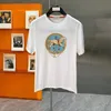 25 mode Luxus Marke T-shirt Hohe Qualität Reine Baumwolle Casual Sport T-shirt männer Top frauen Top Lose Große größe Top T-shirt