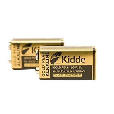 Kidde 10334 - 9 volt Battery (2 pack) (Kidde 9V alarm replacement batteries, 2pk. Bl (9V Battery))