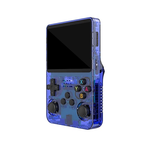 R36s Handheld-Spielkonsole 3,5-Zoll-IPS-Bildschirm Retro-Spielkonsole Linux-Systembildschirm Tragbarer Taschen-Videoplayer Reiseutensilien 64 GB und 128 GB extra großer Speicher
