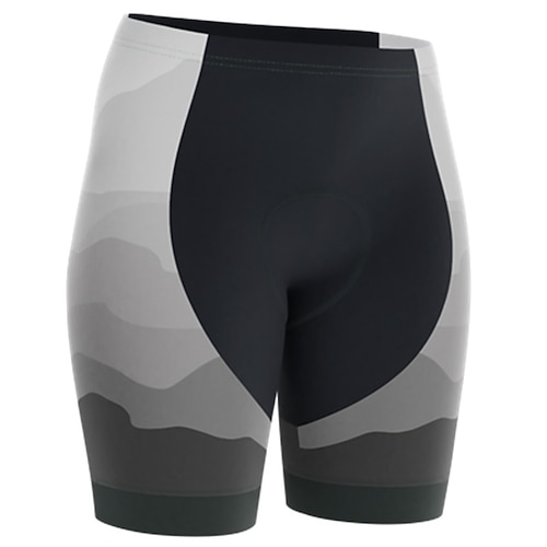 Damen Patchwork Radsport-Radhose: Fahrradshorts Gepolsterte Fahrradhose Fahhrad Shorts Unterteile Formpassend Mountainbike MTB Straßenradsport Sport 3D-Polster Schnelltrocknend Schweißableitend Image