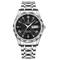 Luxus Herren Quarzuhr wasserdicht Edelstahl leuchtendes Zifferblatt Business Kalender Armbanduhr