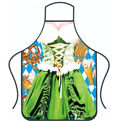 Oktoberfestbier Kostüm Schürze Dirndl Lederhosen Oktoberfest / Bier Bayerisch Bayerisches Paar Wiesn Traditioneller Stil Wiesn Herren Damen Party Bier Festival Stoff im traditionellen Stil Schürze Image