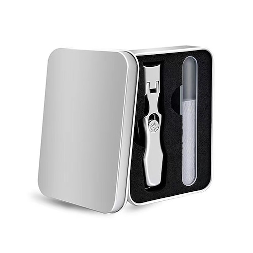 Zehennagelknipser für dicke Nägel, scharfer Nagelknipser mit breiter Öffnung, Zehennagelknipser für Senioren, superscharfer Nagelknipser aus Edelstahl für Männer und Frauen Image