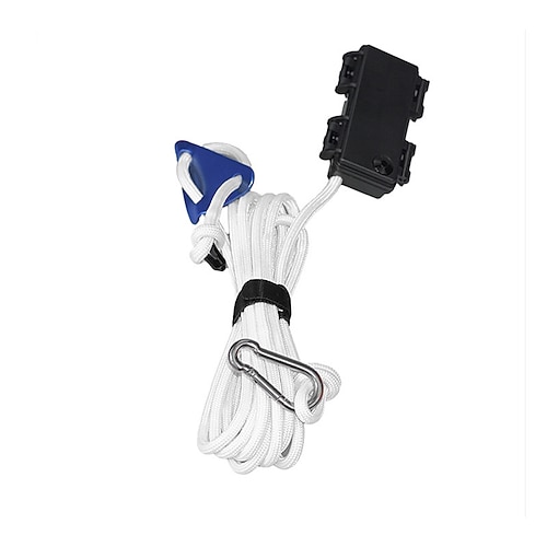 1 Stück Outdoor-Camping-Lichterkette – 3 m/5 m/10 m, IP66 wasserdicht, winddichtes Zeltdachseil mit 8 Beleuchtungsmodi, langlebigem Design und wasserdichtem AA-Batteriefach Image