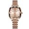 kleine Vintage-Damenuhr mit quadratischem Zifferblatt – wasserdichte Armbanduhr mit Edelstahlarmband für Damen