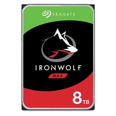 Seagate Interne SATA-Festplatte »IronWolf« 8 TB schwarz, 10.2x2.6x14.7 cm