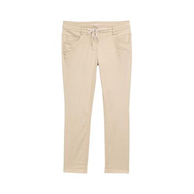 TOM TAILOR Damen Tapered Relaxed Hose, braun, Uni, Gr. 44/28 Image
