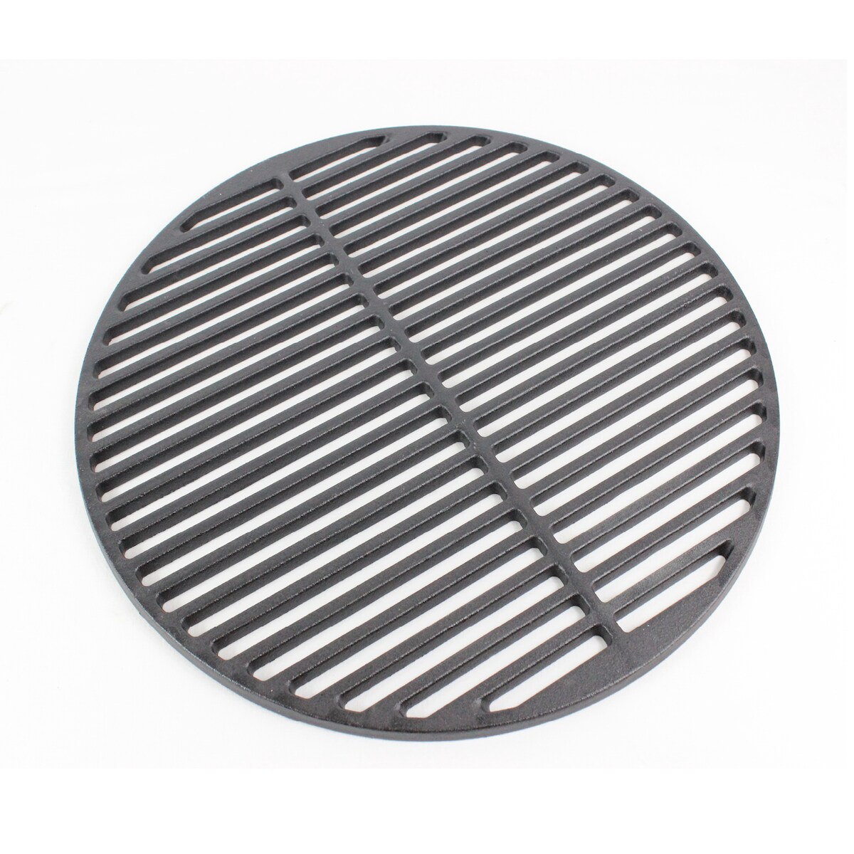 Baumarktplus Grillrost Ø 34,3 cm rund emailliert Rost Grillgitter Gusseisen Grillplatte Image