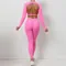 Leggings Abbigliamento sportivo Donna 2 pezzi Abbigliamento da palestra Tuta da yoga Set sportivo