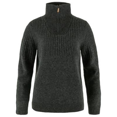 Fjällräven - Women's Övik Half Zip Knit - Wollpullover Gr L schwarz Image