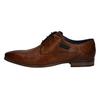 Schnürschuh BUGATTI, Herren, Gr. 46, braun (cognac, used), Leder, elegant, Schuhe Derbyschuh Business-Schnürer, im Used-Look, Freizeitschuh, Halbschuh, Schnürschuh
