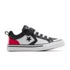 Sneaker CONVERSE "PRO BLAZE STRAP EASY-ON", Gr. 35, schwarz, rot, weiß, Leder, sportlich, Schuhe