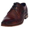 Schnürschuh BUGATTI, Herren, Gr. 43, braun (braun used), Leder, used, festlich, Schuhe, Abendschuh, Businessschuh, Festtagsschuh mit Hand Finish