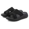 Pantolette VIVANCE, Damen, Gr. 37, schwarz, Obermaterial: 100% Textilmaterial. Futter: 100% Textilmaterial. Decksohle: 100% Synthetik. Laufsohle: 100% Synthetik, unifarben, casual, Schuhe, Mules, Sandale, offener Schuh mit modischer Chunky-Sohle VEGAN