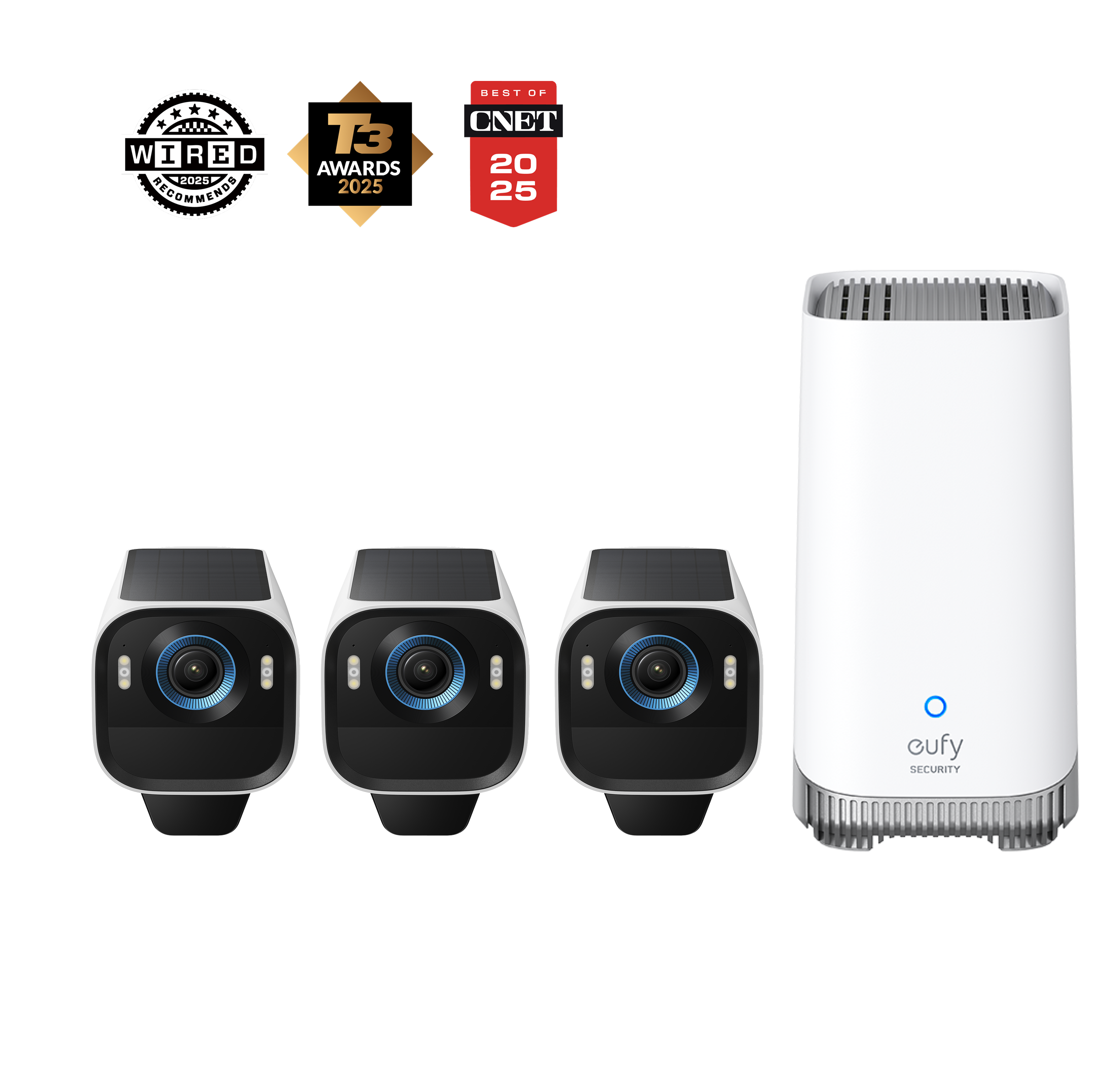 eufyCam S3 Pro 3-Cam Kit White