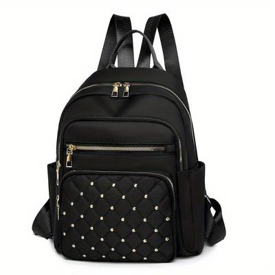 TEMU Neutral Square Bag Men's And Women's Backpack Backpack Travel Bag [zipper Random] Image