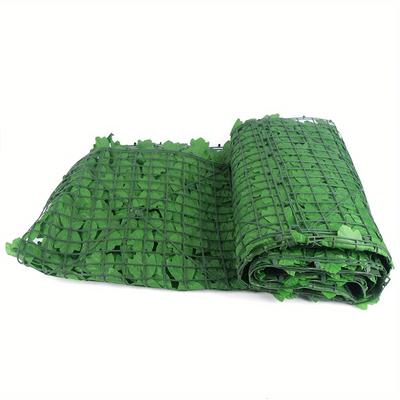 TEMU Green Artificial Privacy Fence Screen – Plastic For Garden, Patio, And Outdoor Decor, , Patio Decor|realistic Greenery Effect| Color, Fence Decorations Outdoor Image