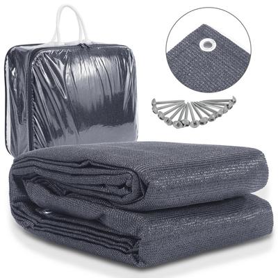 TEMU Outdoor Carpet, Breathable Tent Rug With Carry Bag + Pegs, Outdoor Camping Carpet Made Of Hdpe, Sizes - Blue Image