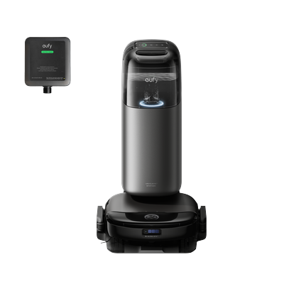eufy Robot Vacuum Omni S1 Pro + Cleaning Solution Black