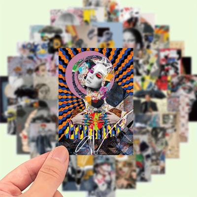 TEMU 50 Cover Graffiti Decorative Stickers, Suitable For Laptop, Water Bottle, Helmet Sticker, Motorcycle Guitar Sticker, Holiday Gift Image