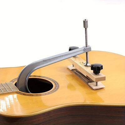 TEMU Professional Guitar Bridge Fixing Clip - Quick Lock Tool | Stable For Guitar Maintenance/tuning/string Changing | Durable And Easy-to-use Accessory Image
