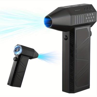 TEMU 1pc Dry Blower Powerful Cleaning Tool Mini Turbo Jet Fan Handheld Vacuum Cleaner With 13000pa Portable Lightweight Image