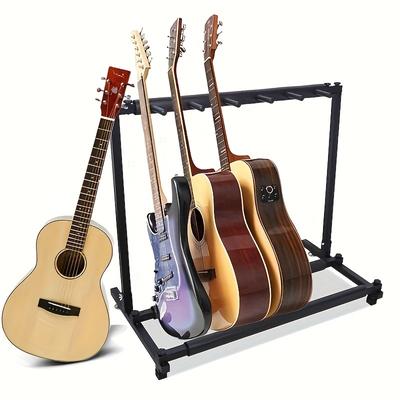 TEMU Guitar Stand Multifunction Guitar Holder Universal Guitar Stand Rock Stand Multiple Stand Guitar Stand Display Stand Rack Organiser Guitar Holder Image