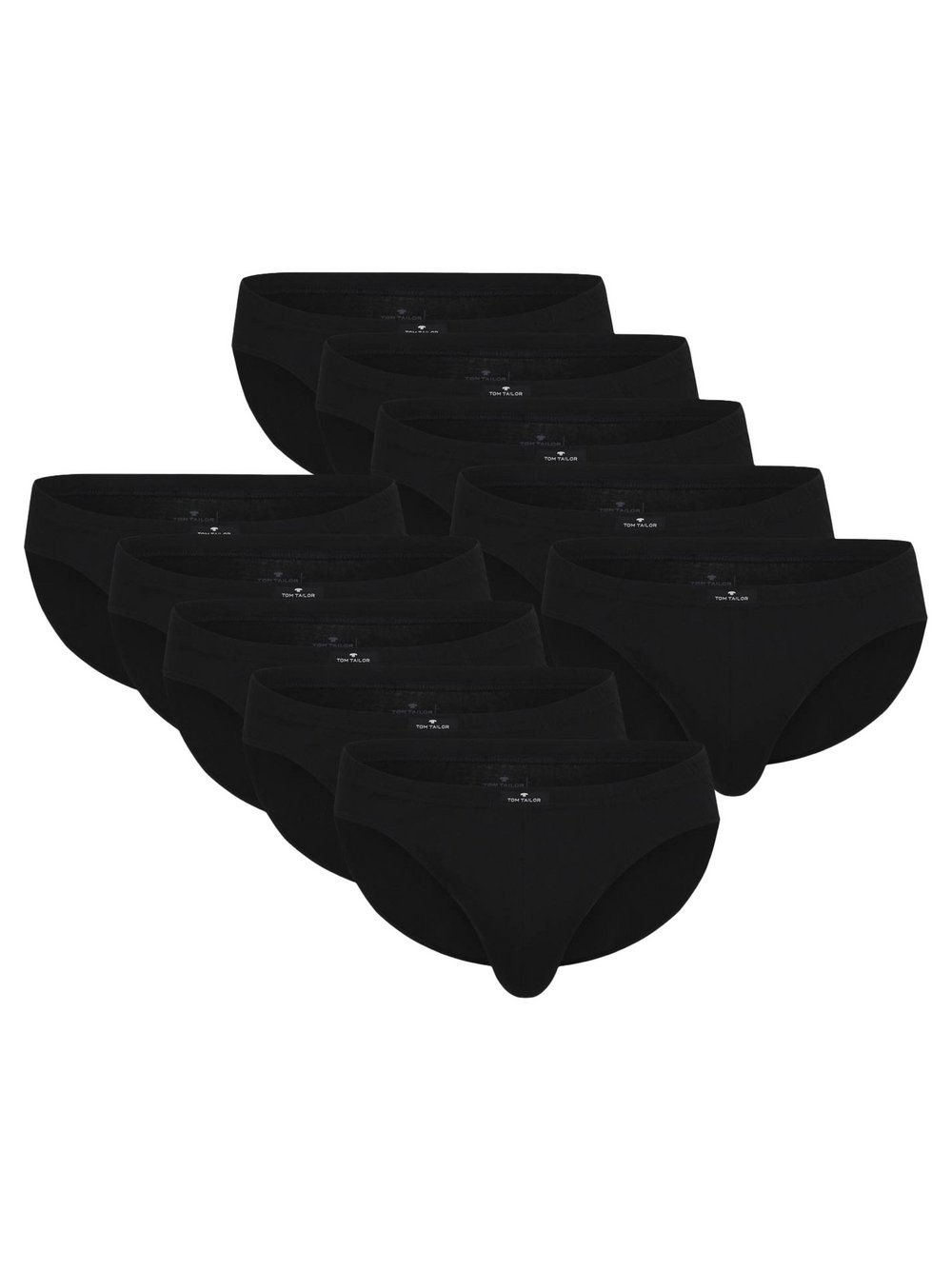 Tom Tailor Slip 10er Pack Herren schwarz, XL Image