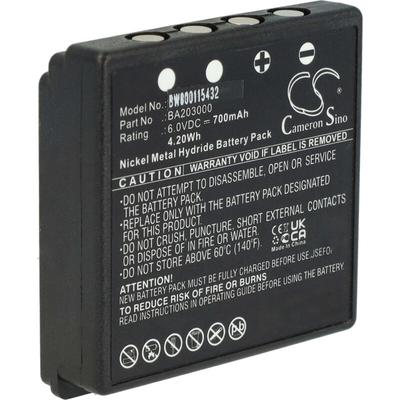 vhbw Akku Ersatz für HBC BA209062, BA225000, BA209061, BA225030 für Industrie-Funkfernsteuerung Image