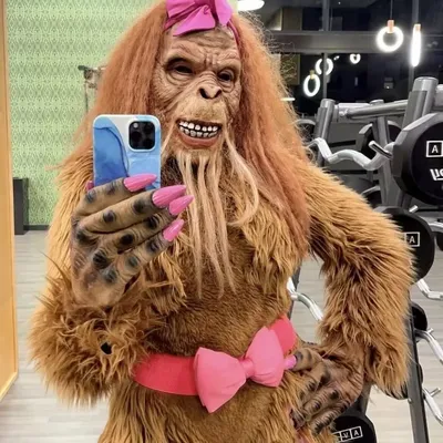 Gorilla-Kostüm für Erwachsene, voller Maskottchen-Anzug, riesiger Pelz-Gorilla für Erwachsene, Image