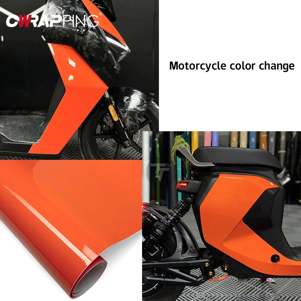 50 x 150 cm Motorrad-Aufkleber, selbstklebende Vinylfolien, Wohnmöbel, Dekoration, wasserfeste Aufkleber für Autozubehör Image