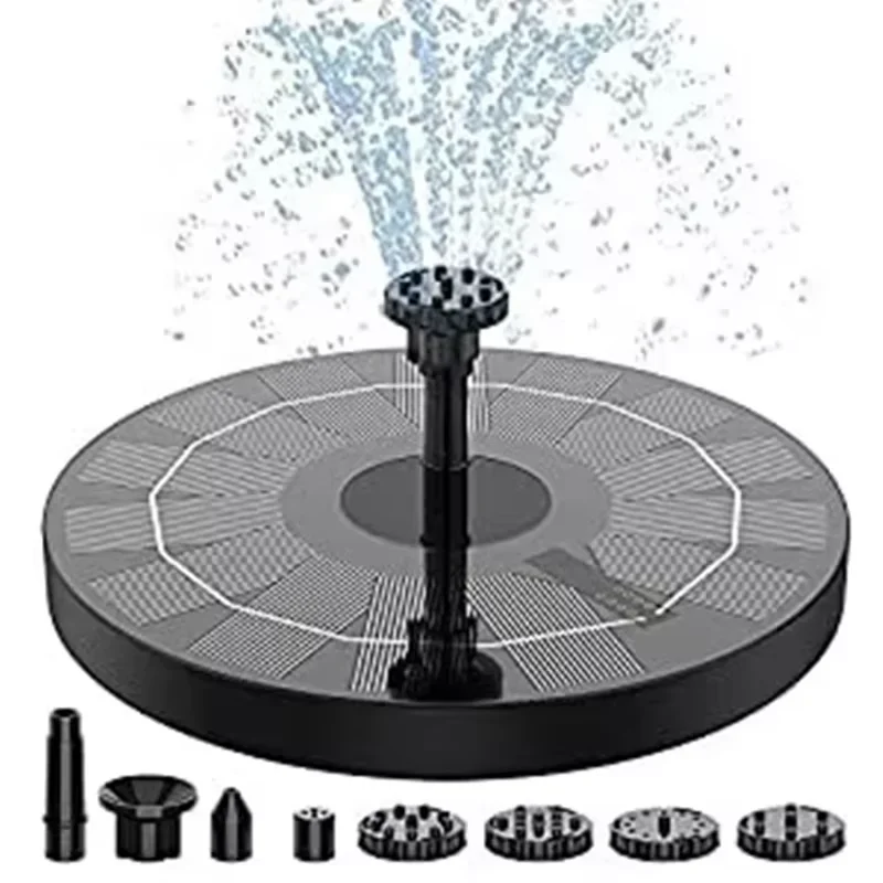 Mini Solar Wasser Brunnen Pool Teich Wasserfall Brunnen Garten Dekoration Outdoor Vogel Bad Solar Powered Brunnen Schwimmenden Wasser