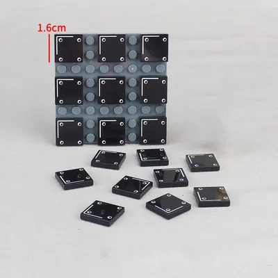 MOC 10PCS Gedruckt 3068pb0670 Eisen Platte Mit Vier Schrauben Muster Bausteine 3068 Boden Fliesen Image