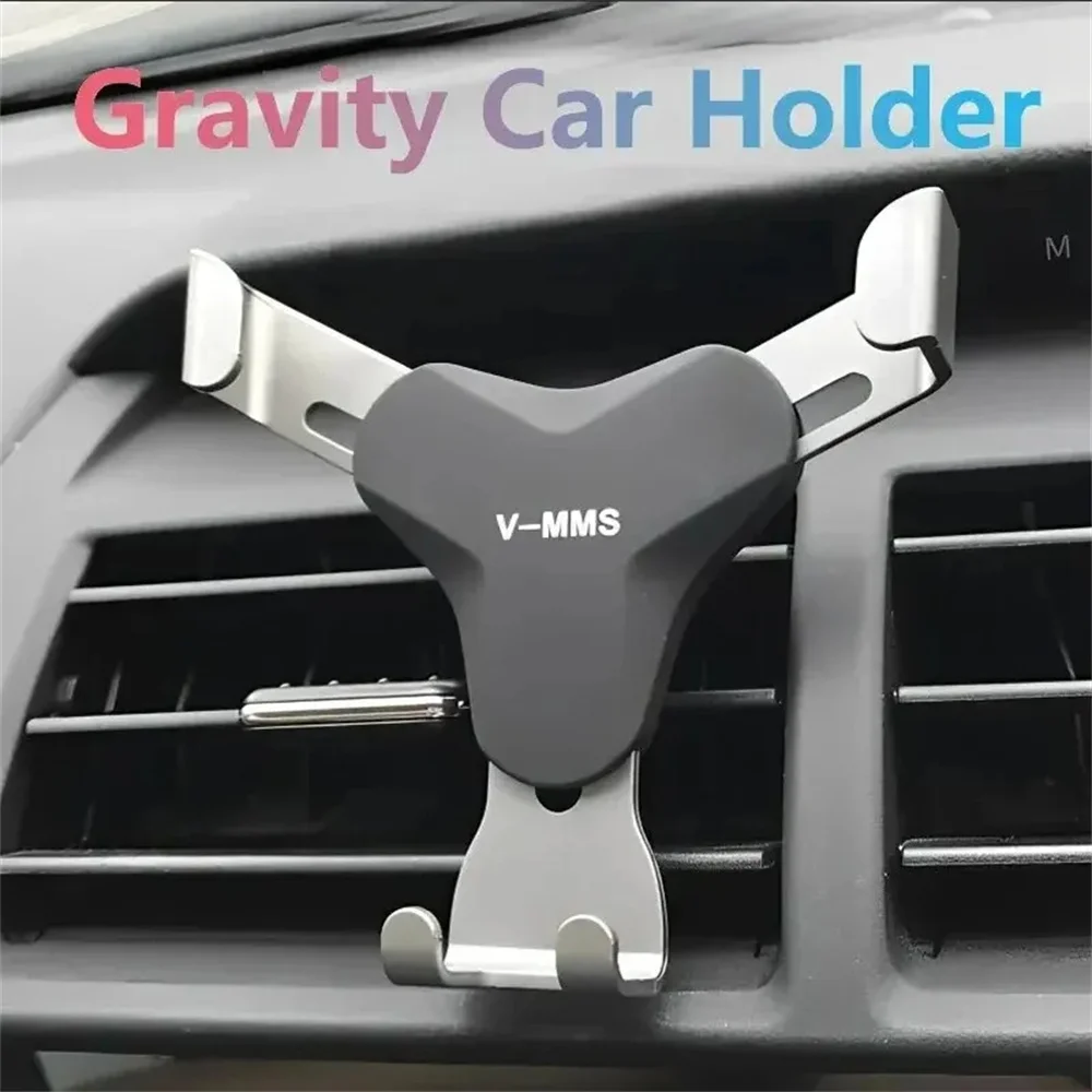 Schwerkraft Auto Air Vent Clip Halterung Universal Auto Telefon Halter Für iPhone 15 Samsung Xiaomi Smartphone GPS Navigation Halter Image