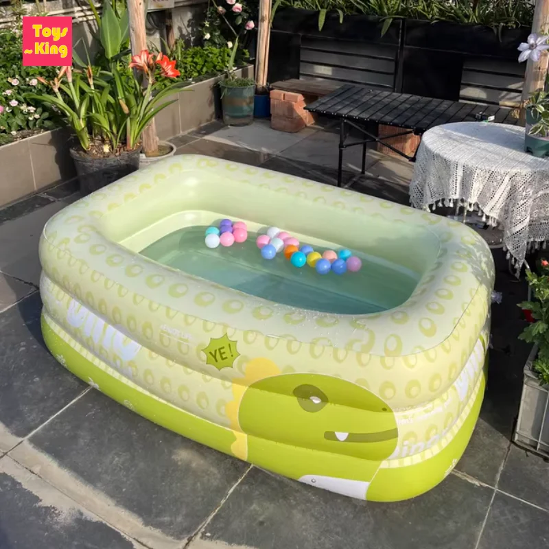 1,5 M Mini Aufblasbare Schwimmen Pool Dinosaurier Kinder Spielzeug PVC Haushalt Outdoor Baby Familie Party Verdickt Wasser Spiel Garten Pool
