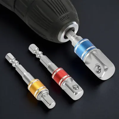 1/3PCS Impact Grade Socket Adapter Set for Power Drills 1/4 3/8 1/2 Inch High Speed Nut Driver Hand Tool Socket Wrench Set