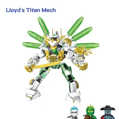 Stadt Ninjagos Spielzeug Lloyd Titan Mech Roboter Bausteine Spielzeug für Geburtstagsgeschenke Image
